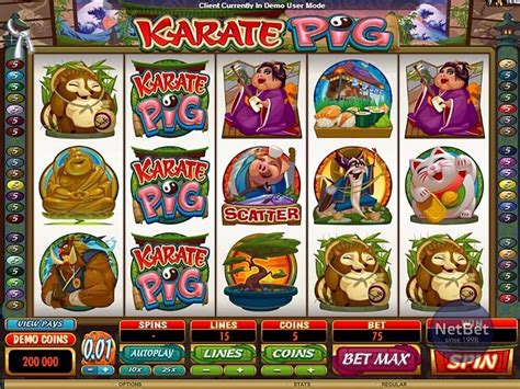 Karate Pig Slot Machine – Play Free Microgaming .